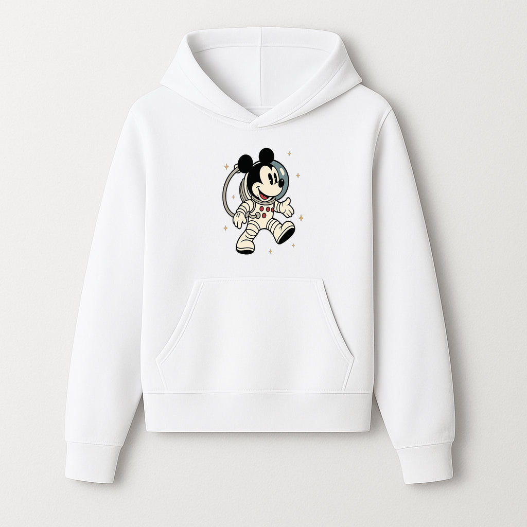 Astronaut Mickey Mouse T-Shirt, Cosmic Disney Apparel, Cute Space Adventure Design, Kid's & Adult Sizes Available - Hoodie 1758273124599.jpg