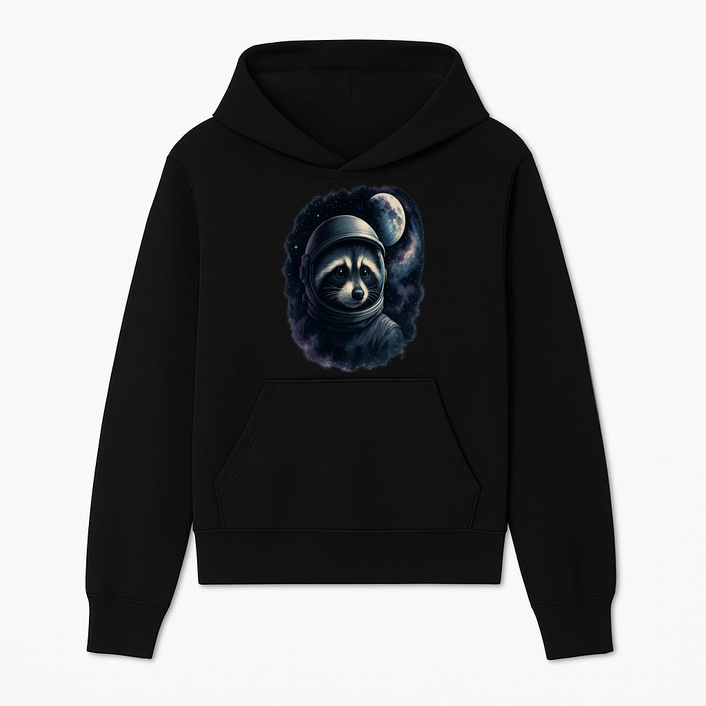 Astronaut Raccoon Illustration | Cosmic Space Art | Cute Space Animal Decor | Galaxy Wall Art | Unique Gift for Animal Lovers - Hoodie 1758273124979.jpg