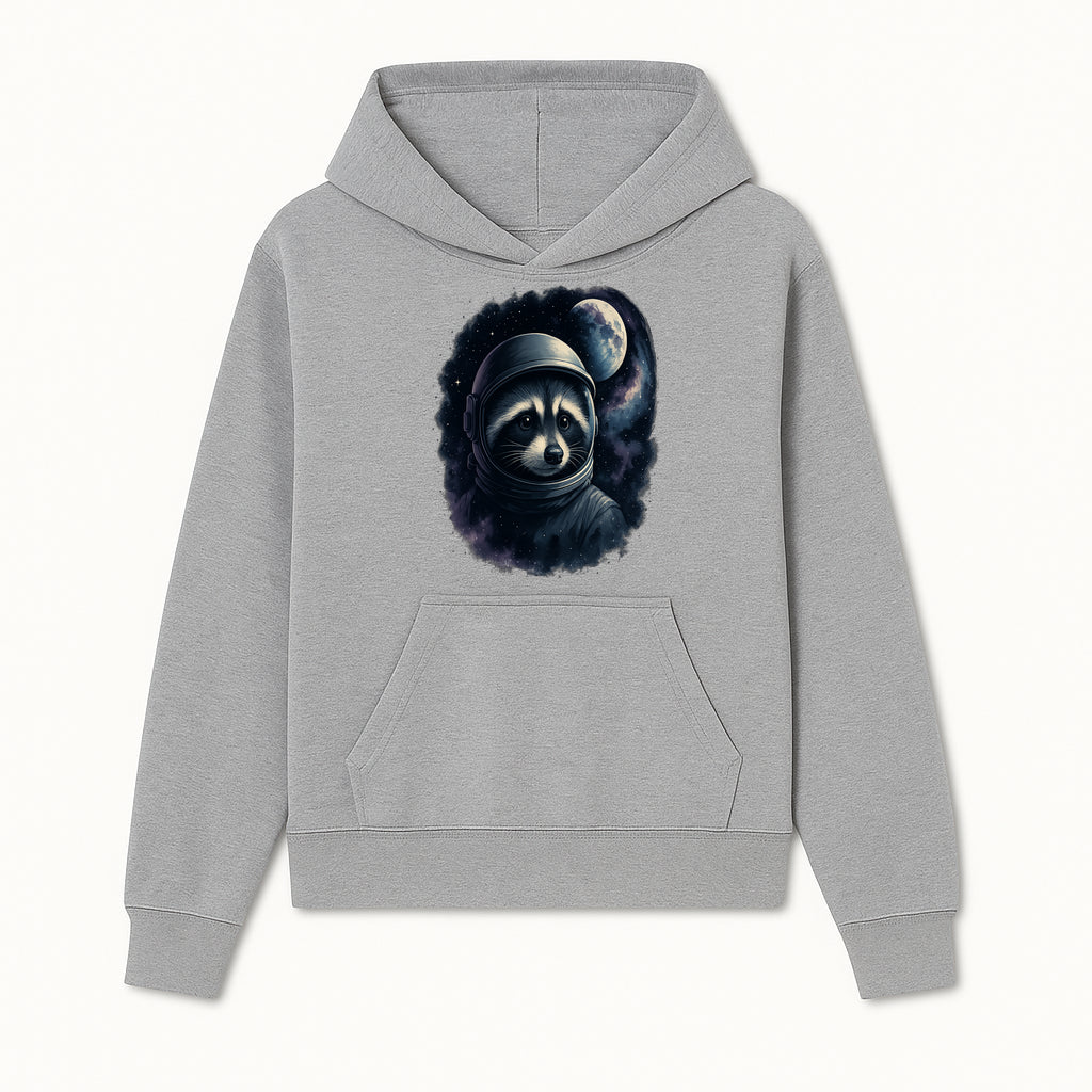 Astronaut Raccoon Illustration | Cosmic Space Art | Cute Space Animal Decor | Galaxy Wall Art | Unique Gift for Animal Lovers - Hoodie 1758273125422.jpg