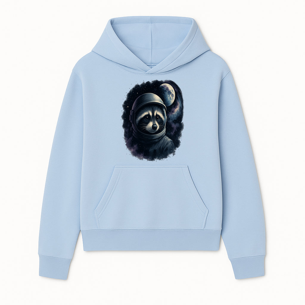 Astronaut Raccoon Illustration | Cosmic Space Art | Cute Space Animal Decor | Galaxy Wall Art | Unique Gift for Animal Lovers - Hoodie 1758273125573.jpg