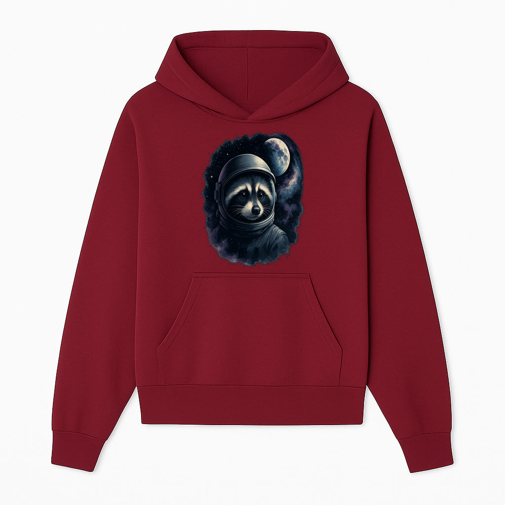 Astronaut Raccoon Illustration | Cosmic Space Art | Cute Space Animal Decor | Galaxy Wall Art | Unique Gift for Animal Lovers - Hoodie 1758273125844.jpg