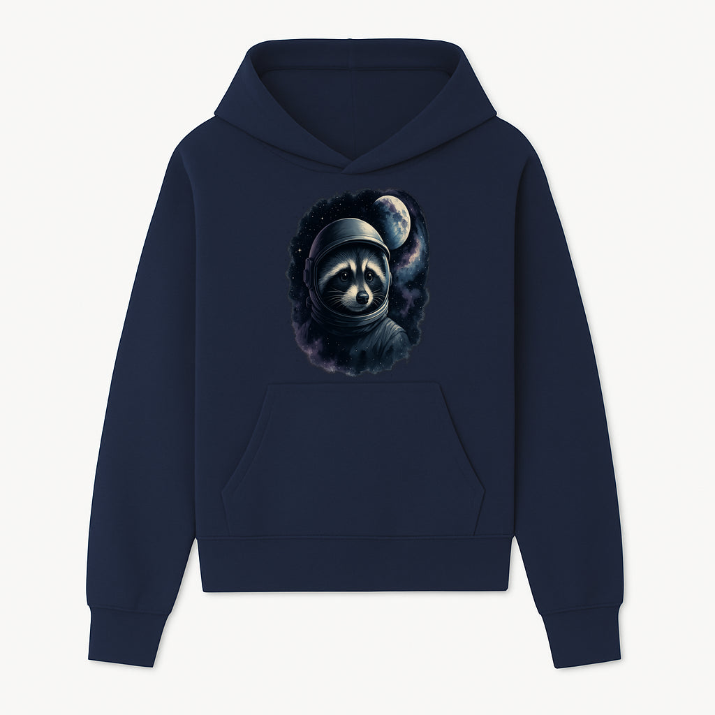 Astronaut Raccoon Illustration | Cosmic Space Art | Cute Space Animal Decor | Galaxy Wall Art | Unique Gift for Animal Lovers - Hoodie 1758273126027.jpg