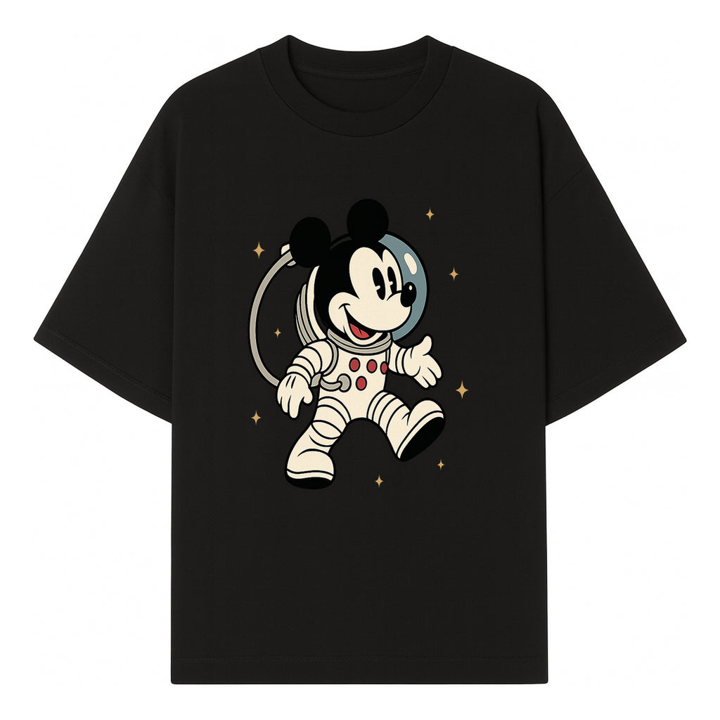Astronaut Mickey Mouse T-Shirt, Cosmic Disney Apparel, Cute Space Adventure Design, Kid's & Adult Sizes Available - T-shirt 1758273126226.jpg