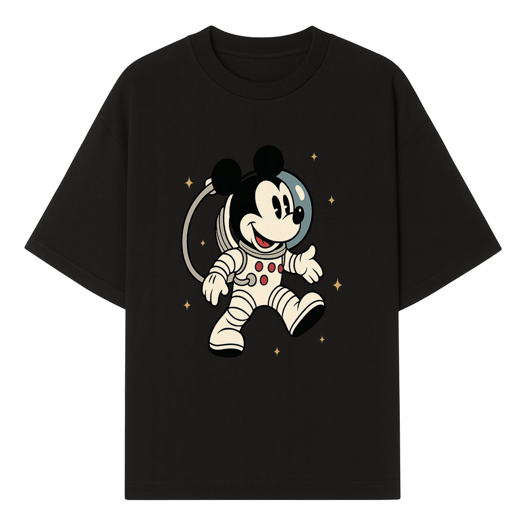 Astronaut Mickey Mouse T-Shirt, Cosmic Disney Apparel, Cute Space Adventure Design, Kid's & Adult Sizes Available - T-shirt 1758273126226.jpg