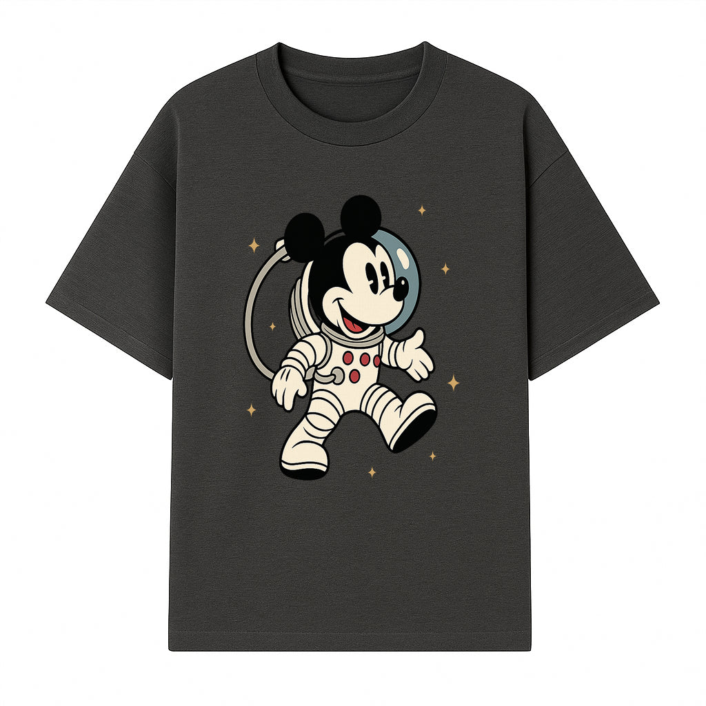 Astronaut Mickey Mouse T-Shirt, Cosmic Disney Apparel, Cute Space Adventure Design, Kid's & Adult Sizes Available - T-shirt 1758273126358.jpg