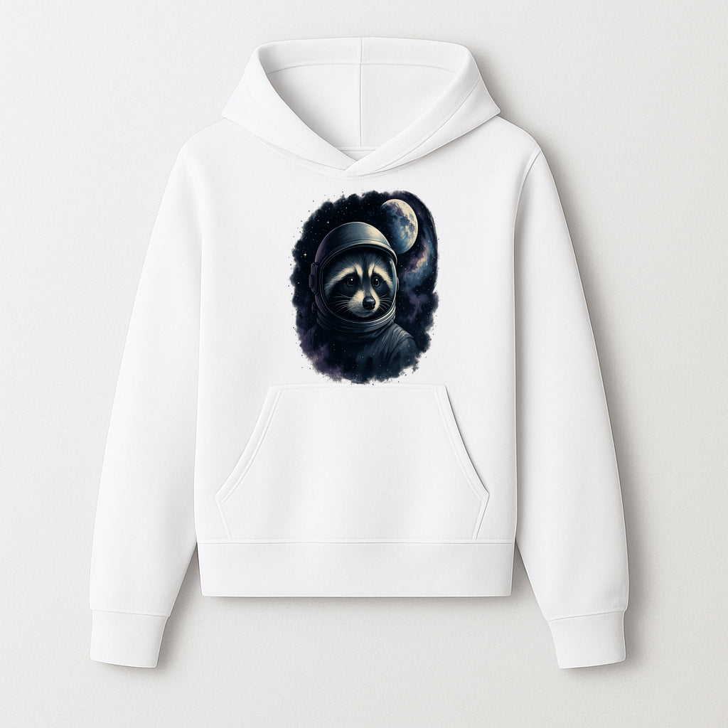 Astronaut Raccoon Illustration | Cosmic Space Art | Cute Space Animal Decor | Galaxy Wall Art | Unique Gift for Animal Lovers - Hoodie 1758273126474.jpg