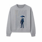 Abstract Astronaut Art Print with Umbrella, Cosmic Rain Theme, Space Decor for Home or Office, Unique Astronaut Wall Artwork - Sweatshirt 1758273126896.jpg