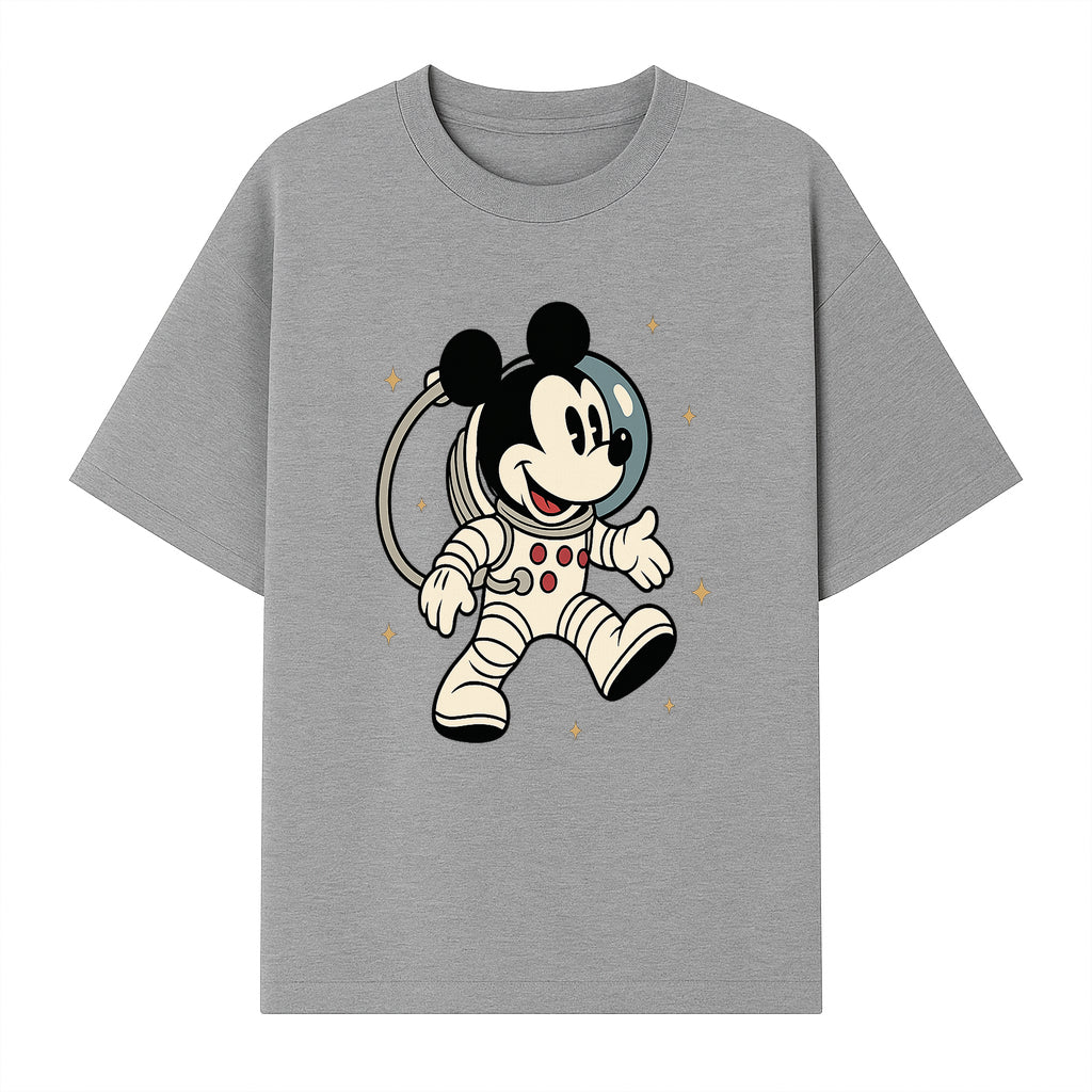 Astronaut Mickey Mouse T-Shirt, Cosmic Disney Apparel, Cute Space Adventure Design, Kid's & Adult Sizes Available - T-shirt 1758273127483.jpg