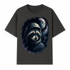 Astronaut Raccoon Illustration | Cosmic Space Art | Cute Space Animal Decor | Galaxy Wall Art | Unique Gift for Animal Lovers - T-shirt 1758273128188.jpg