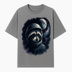 Astronaut Raccoon Illustration | Cosmic Space Art | Cute Space Animal Decor | Galaxy Wall Art | Unique Gift for Animal Lovers - T-shirt 1758273128478.jpg