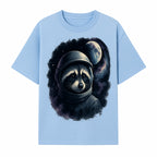 Astronaut Raccoon Illustration | Cosmic Space Art | Cute Space Animal Decor | Galaxy Wall Art | Unique Gift for Animal Lovers - T-shirt 1758273128658.jpg