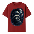 Astronaut Raccoon Illustration | Cosmic Space Art | Cute Space Animal Decor | Galaxy Wall Art | Unique Gift for Animal Lovers - T-shirt 1758273128907.jpg