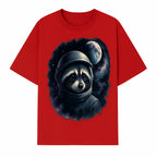 Astronaut Raccoon Illustration | Cosmic Space Art | Cute Space Animal Decor | Galaxy Wall Art | Unique Gift for Animal Lovers - T-shirt 1758273129216.jpg