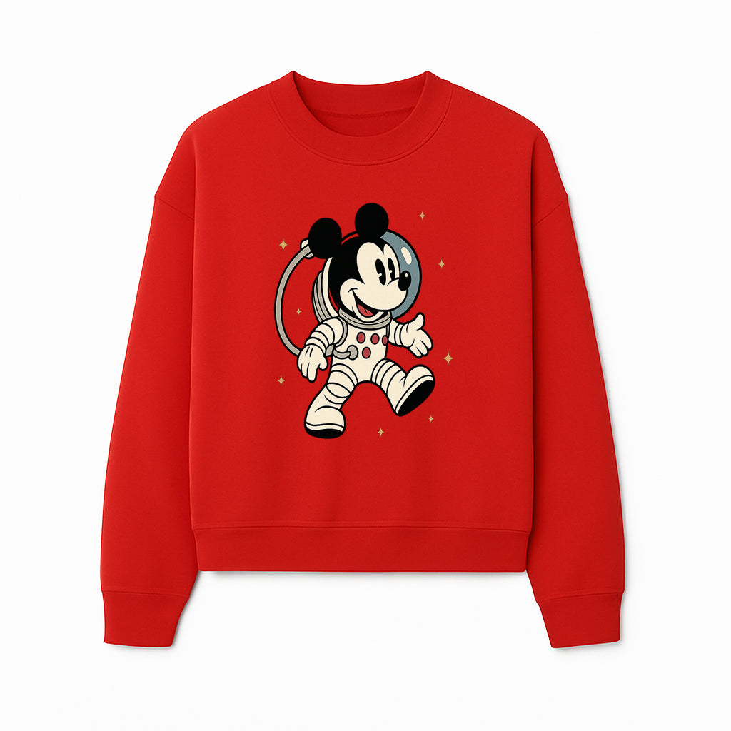Astronaut Mickey Mouse T-Shirt, Cosmic Disney Apparel, Cute Space Adventure Design, Kid's & Adult Sizes Available - Sweatshirt 1758273130548.jpg