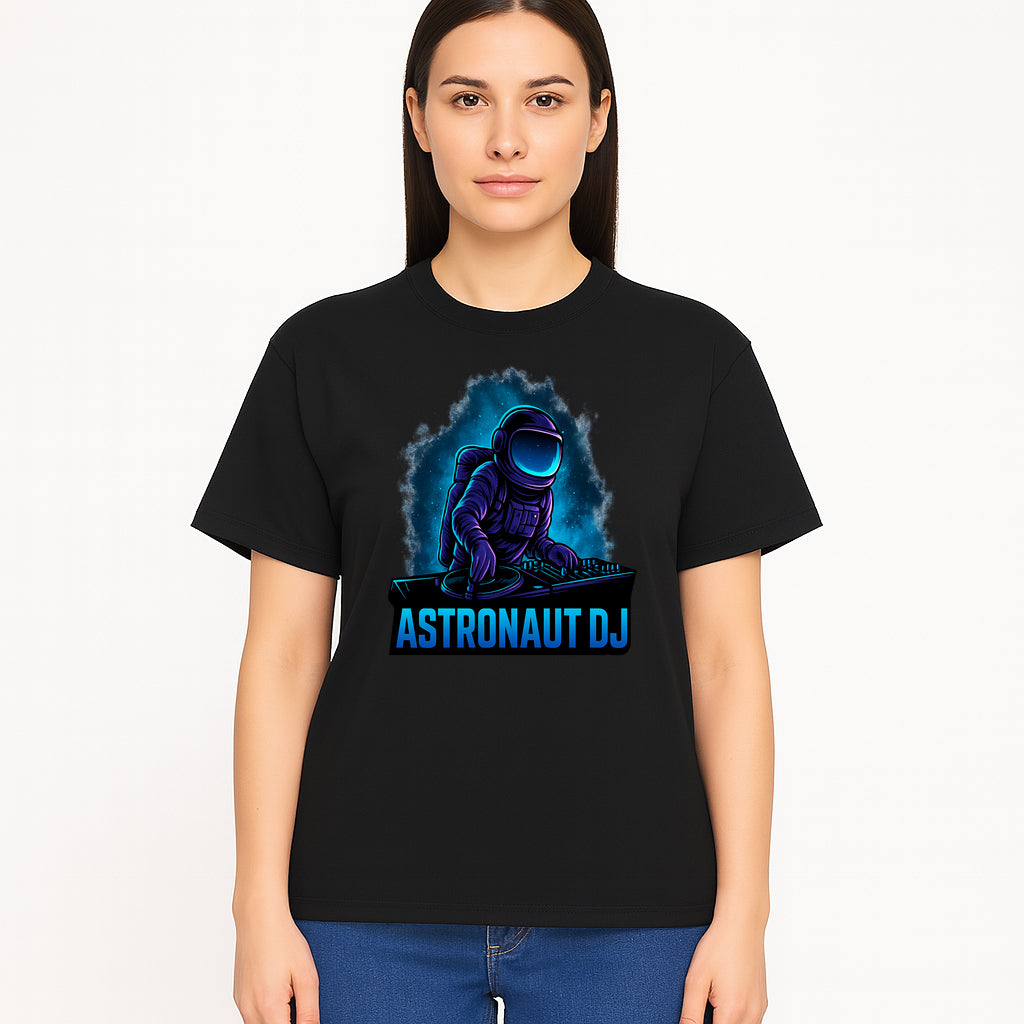 Astronaut DJ Graphic Tee | Space Music Lover T-Shirt | Cool DJ Design | Cosmic Dance Party Apparel | Unisex Casual Wear - T-shirt 1758273134355.jpg