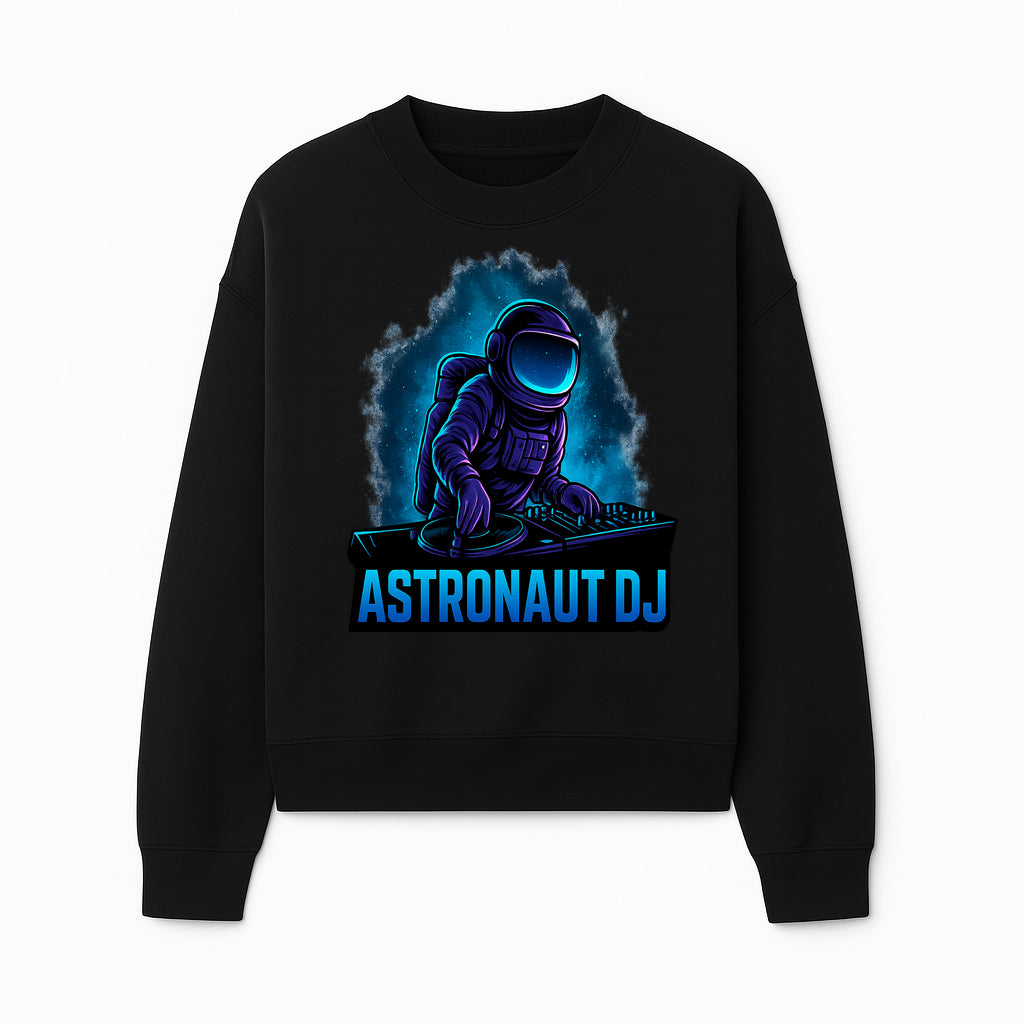 Astronaut DJ Graphic Tee | Space Music Lover T-Shirt | Cool DJ Design | Cosmic Dance Party Apparel | Unisex Casual Wear - Sweatshirt 1758273134646.jpg