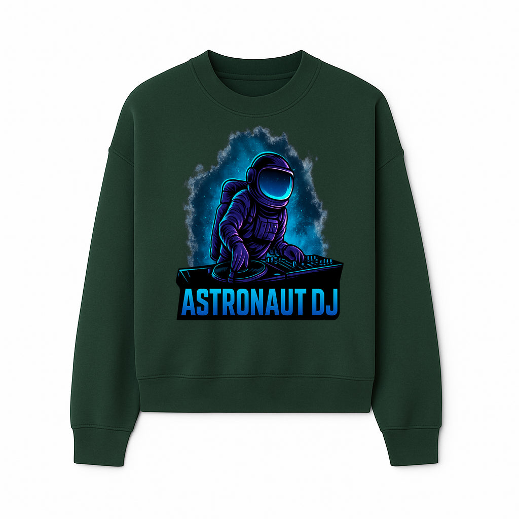 Astronaut DJ Graphic Tee | Space Music Lover T-Shirt | Cool DJ Design | Cosmic Dance Party Apparel | Unisex Casual Wear - Sweatshirt 1758273134944.jpg