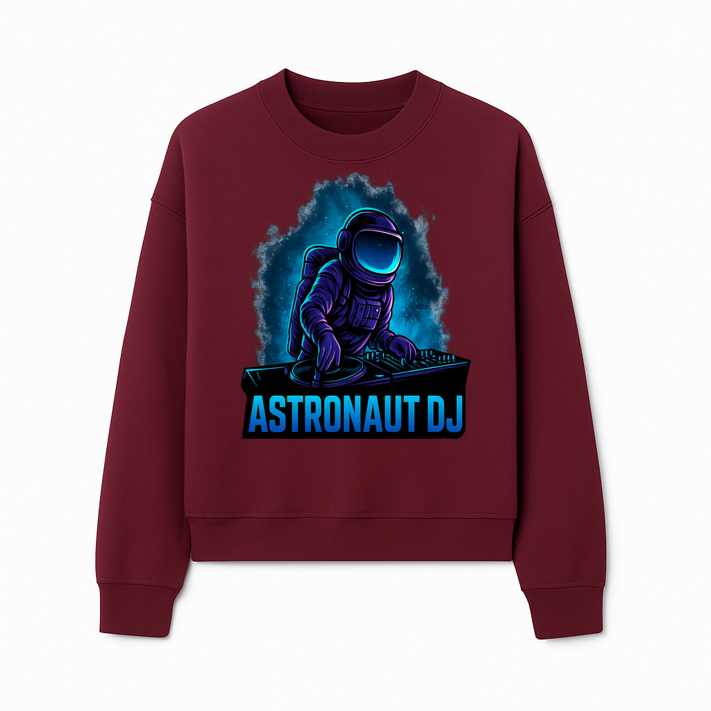 Astronaut DJ Graphic Tee | Space Music Lover T-Shirt | Cool DJ Design | Cosmic Dance Party Apparel | Unisex Casual Wear - Sweatshirt 1758273135647.jpg