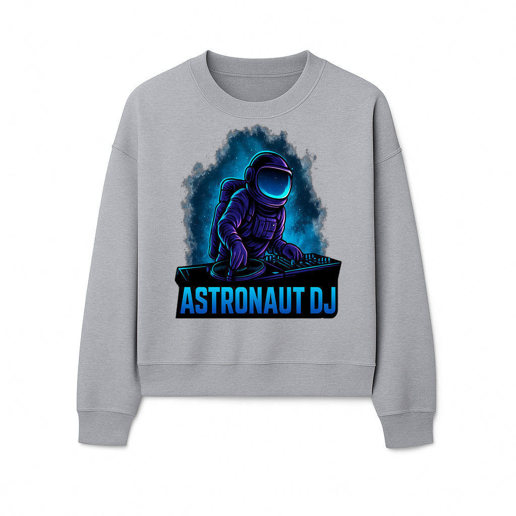 Astronaut DJ Graphic Tee | Space Music Lover T-Shirt | Cool DJ Design | Cosmic Dance Party Apparel | Unisex Casual Wear - Sweatshirt 1758273136072.jpg