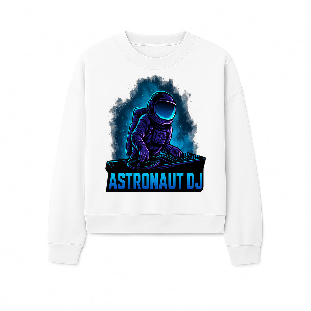 Astronaut DJ Graphic Tee | Space Music Lover T-Shirt | Cool DJ Design | Cosmic Dance Party Apparel | Unisex Casual Wear - Sweatshirt 1758273136205.jpg