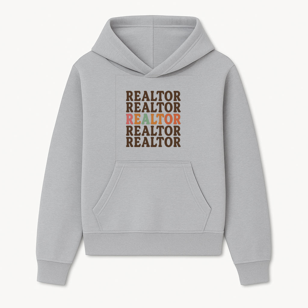 Bold Realtor Typography Wall Art Print - Modern Home Decor for Real Estate Agents, Office or Living Space - Hoodie 1758332994276.jpg