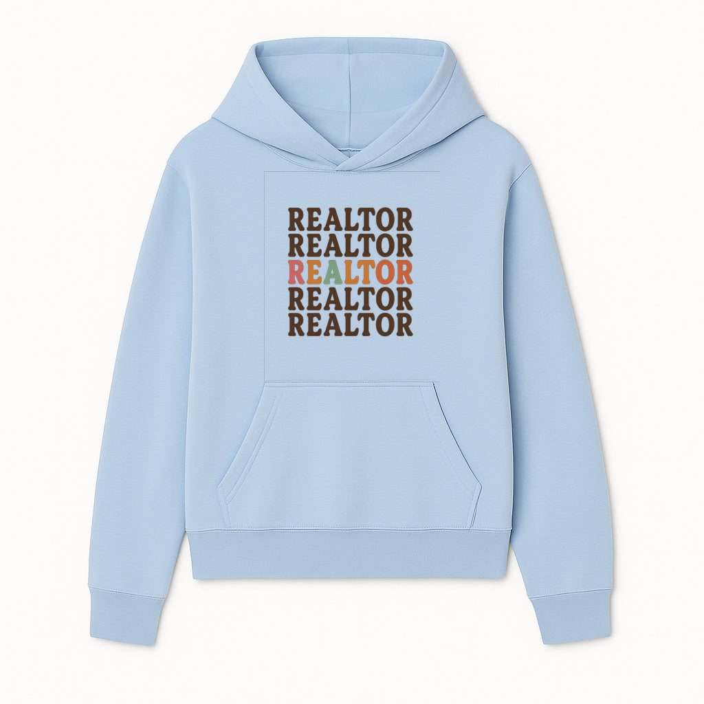 Bold Realtor Typography Wall Art Print - Modern Home Decor for Real Estate Agents, Office or Living Space - Hoodie 1758332994996.jpg