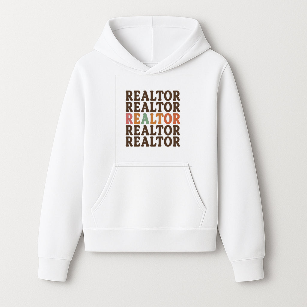 Bold Realtor Typography Wall Art Print - Modern Home Decor for Real Estate Agents, Office or Living Space - Hoodie 1758332995948.jpg