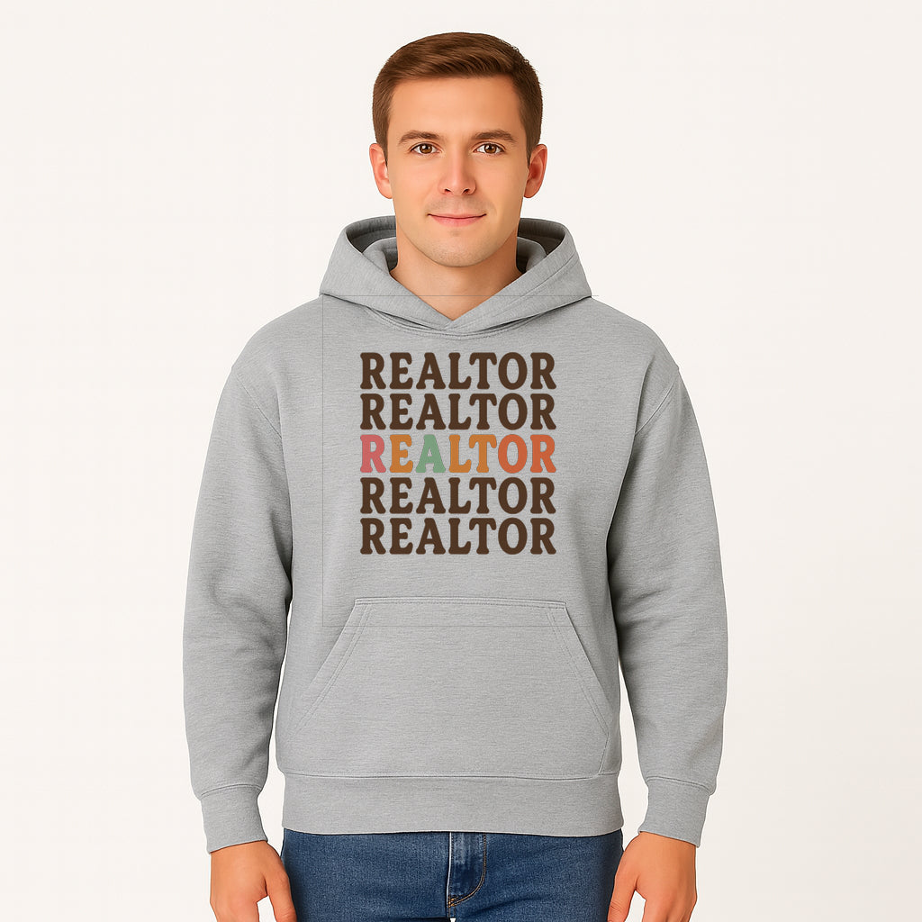 Bold Realtor Typography Wall Art Print - Modern Home Decor for Real Estate Agents, Office or Living Space - Hoodie 1758332997101.jpg