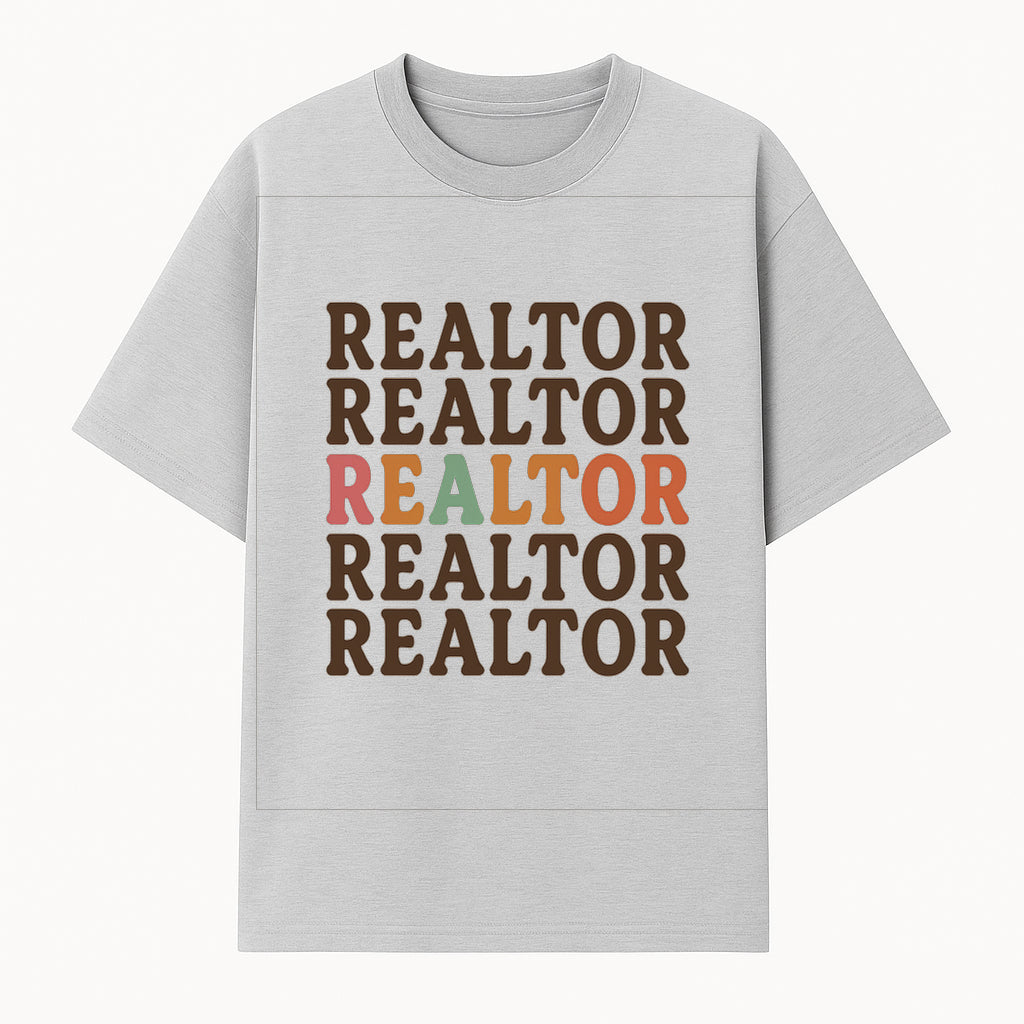 Bold Realtor Typography Wall Art Print - Modern Home Decor for Real Estate Agents, Office or Living Space - T-shirt 1758332997437.jpg