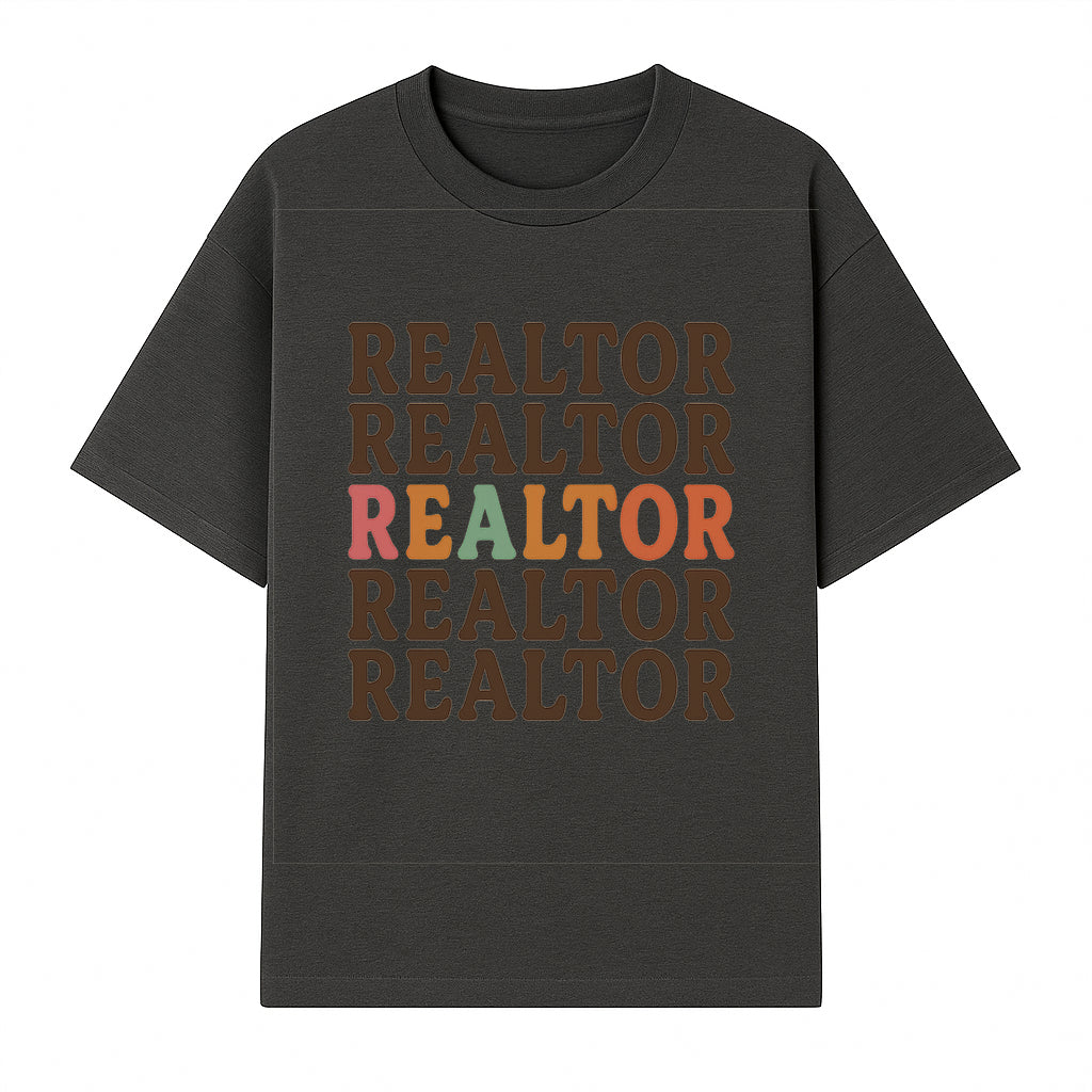 Bold Realtor Typography Wall Art Print - Modern Home Decor for Real Estate Agents, Office or Living Space - T-shirt 1758332997697.jpg