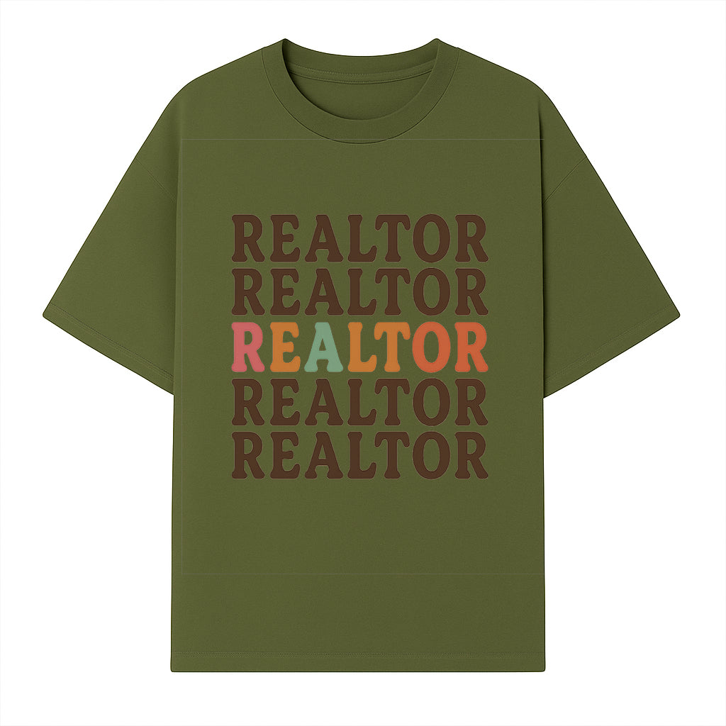 Bold Realtor Typography Wall Art Print - Modern Home Decor for Real Estate Agents, Office or Living Space - T-shirt 1758332997832.jpg
