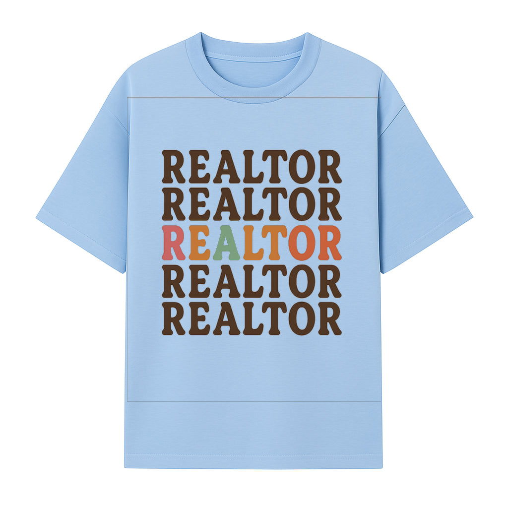 Bold Realtor Typography Wall Art Print - Modern Home Decor for Real Estate Agents, Office or Living Space - T-shirt 1758332998133.jpg