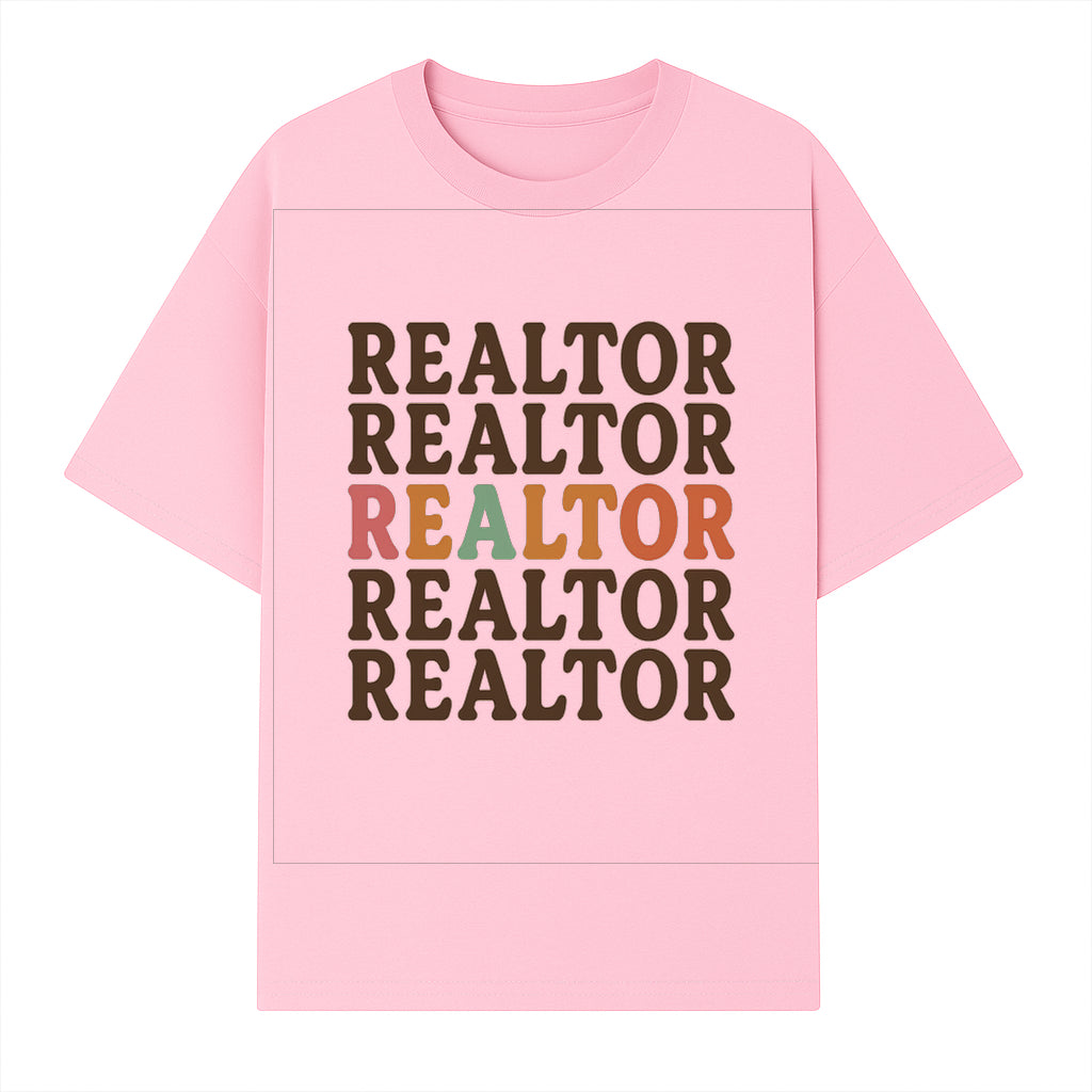 Bold Realtor Typography Wall Art Print - Modern Home Decor for Real Estate Agents, Office or Living Space - T-shirt 1758332998262.jpg