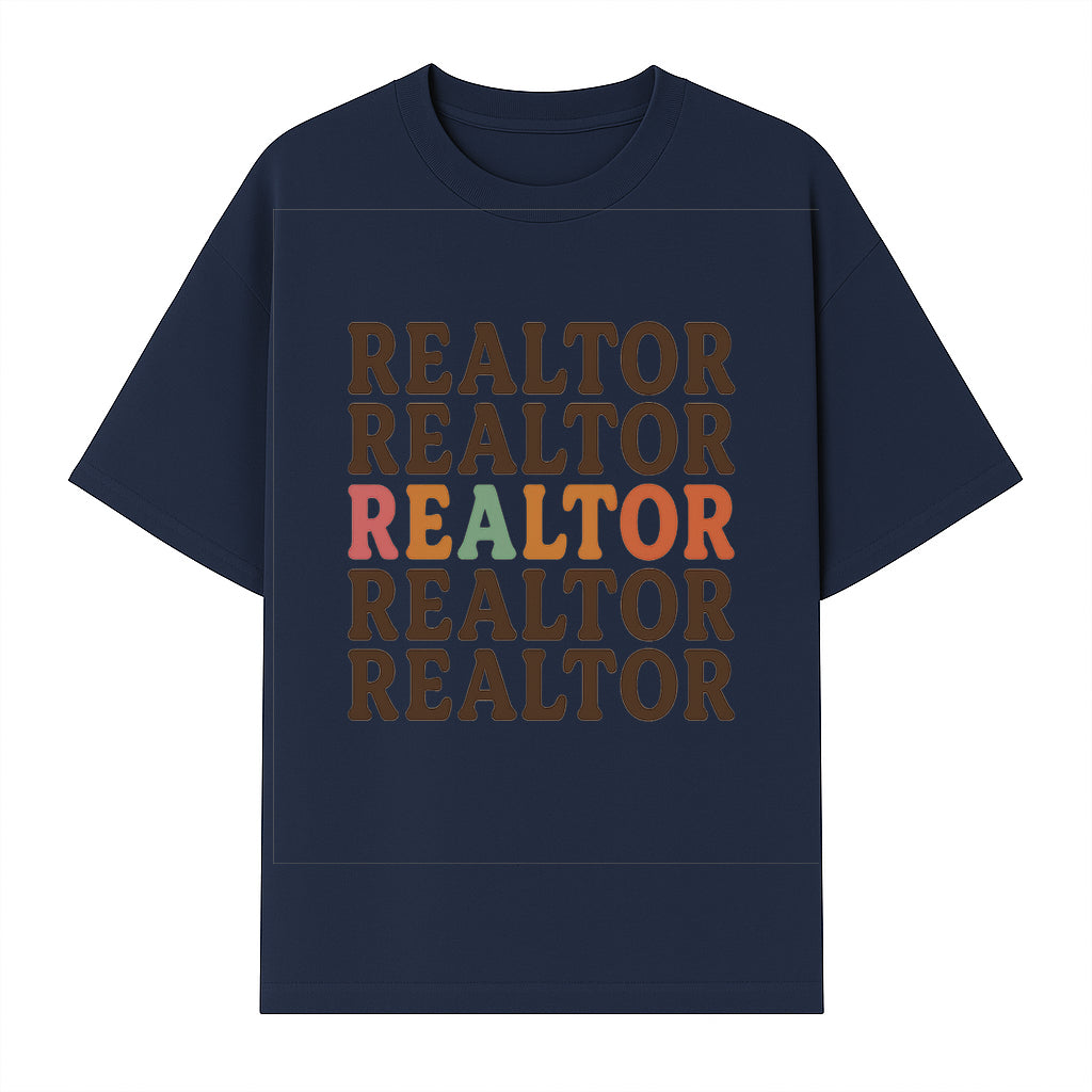 Bold Realtor Typography Wall Art Print - Modern Home Decor for Real Estate Agents, Office or Living Space - T-shirt 1758332998526.jpg