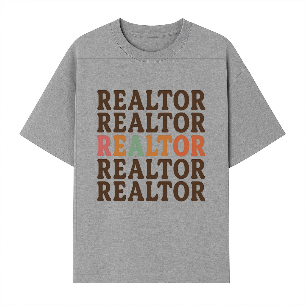 Bold Realtor Typography Wall Art Print - Modern Home Decor for Real Estate Agents, Office or Living Space - T-shirt 1758332998829.jpg