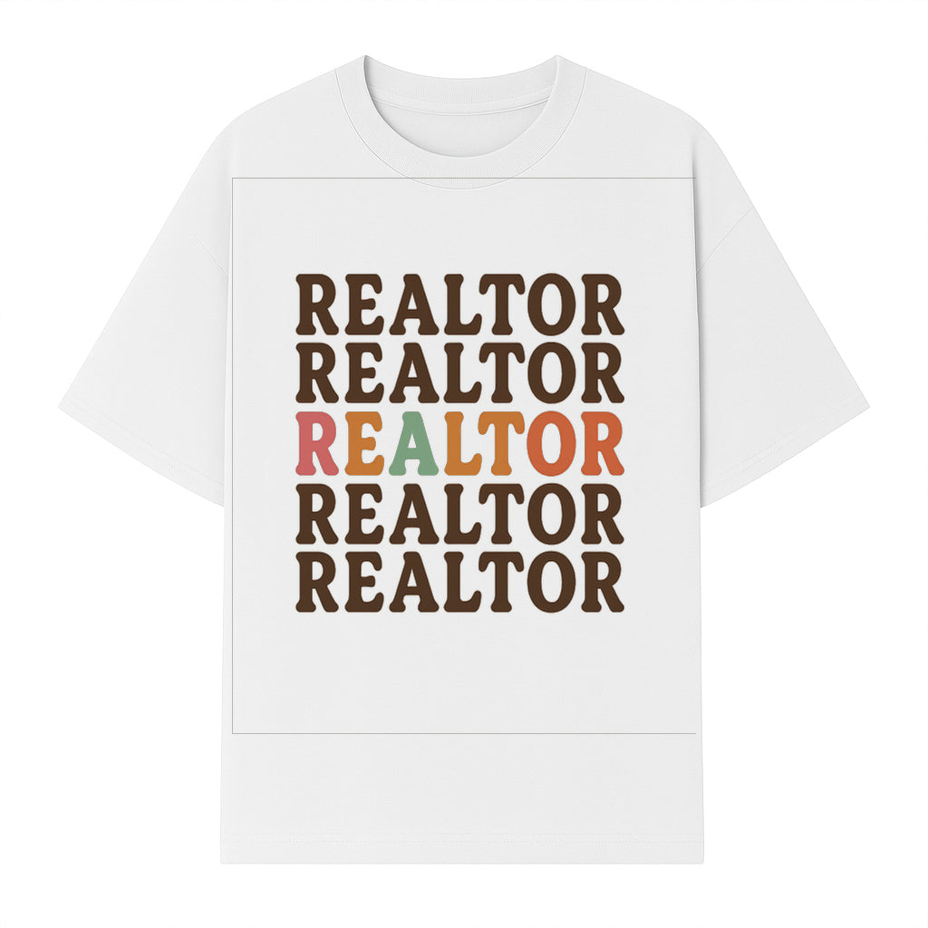 Bold Realtor Typography Wall Art Print - Modern Home Decor for Real Estate Agents, Office or Living Space - T-shirt 1758332998962.jpg