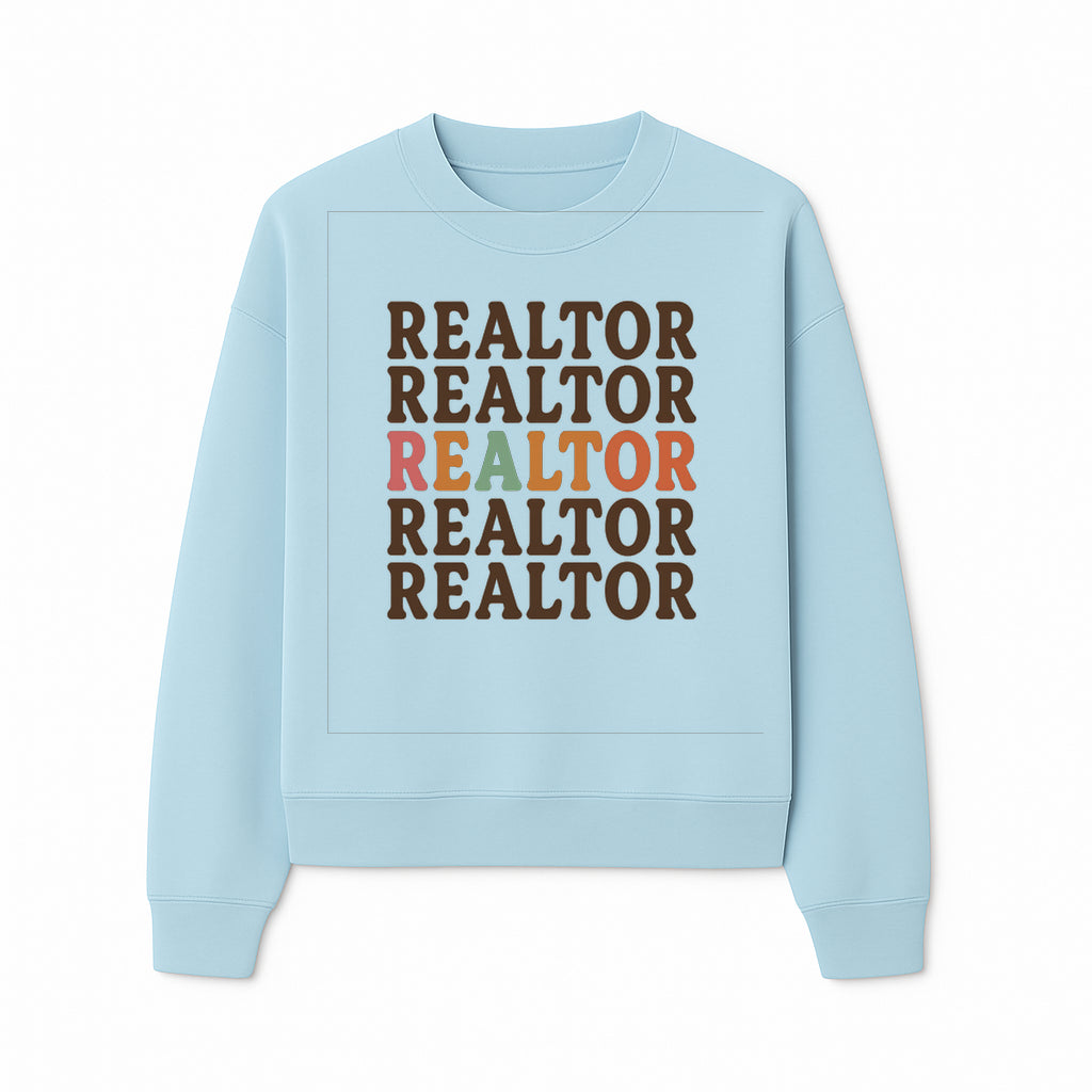 Bold Realtor Typography Wall Art Print - Modern Home Decor for Real Estate Agents, Office or Living Space - Sweatshirt 1758333001168.jpg