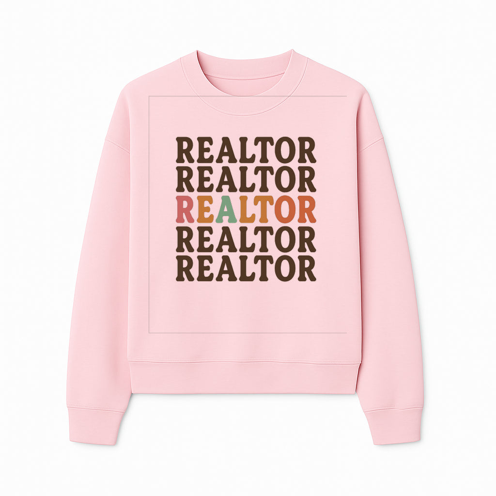 Bold Realtor Typography Wall Art Print - Modern Home Decor for Real Estate Agents, Office or Living Space - Sweatshirt 1758333001331.jpg