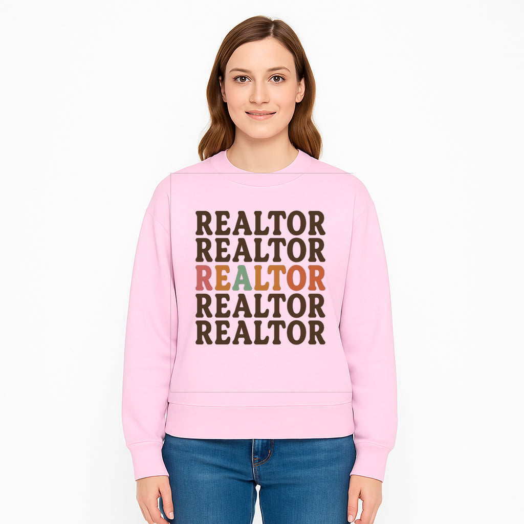 Bold Realtor Typography Wall Art Print - Modern Home Decor for Real Estate Agents, Office or Living Space - Sweatshirt 1758333003349.jpg