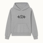 Camera Heartbeat Graphic Design | Photography Lover Gift | Creative Art Print | Black and White Modern Wall Art Decor | Unique Home Decor - Hoodie 1758334989905.jpg