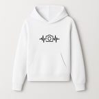 Camera Heartbeat Graphic Design | Photography Lover Gift | Creative Art Print | Black and White Modern Wall Art Decor | Unique Home Decor - Hoodie 1758334990967.jpg