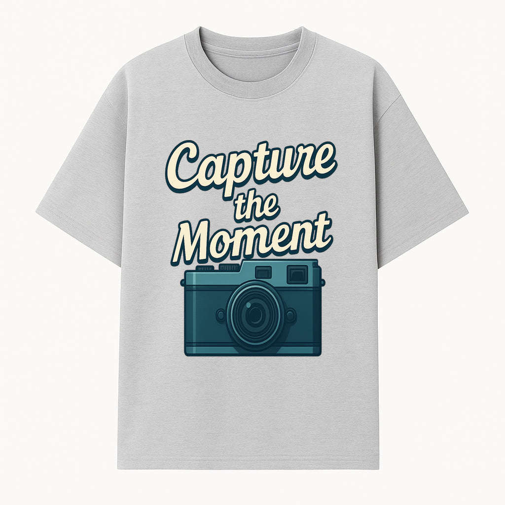 Capture the Moment Photography Print | Vintage Camera Wall Art | Home Decor for Photographers | Inspirational Quote Poster - T-shirt 1758334995889.jpg
