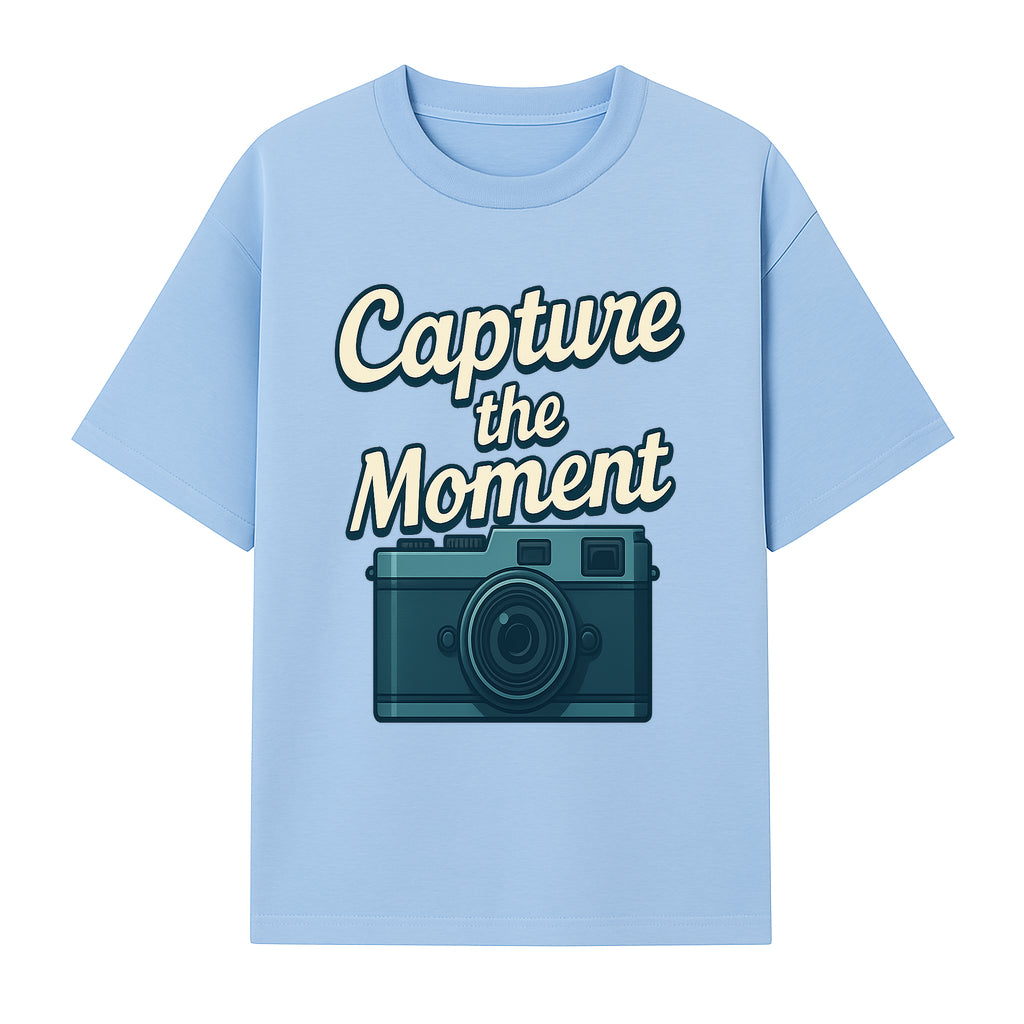 Capture the Moment Photography Print | Vintage Camera Wall Art | Home Decor for Photographers | Inspirational Quote Poster - T-shirt 1758334996694.jpg