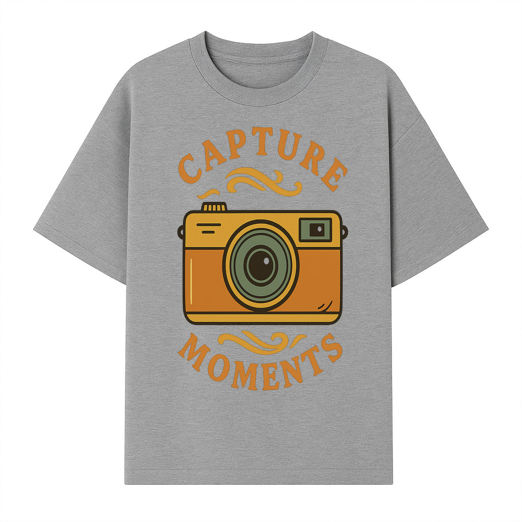 Capture Moments Vintage Camera Print | Photography Art Decor for Home, Office, or Studio | Retro Wall Art Gift - T-shirt 1758334997015.jpg