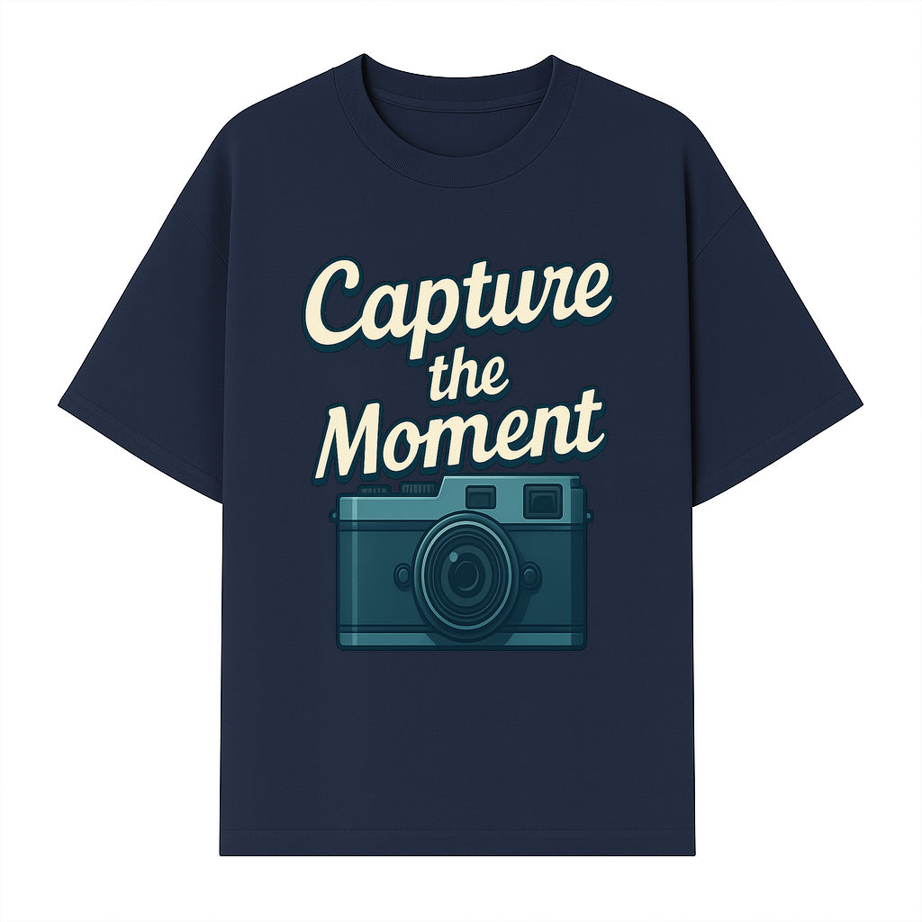 Capture the Moment Photography Print | Vintage Camera Wall Art | Home Decor for Photographers | Inspirational Quote Poster - T-shirt 1758334997196.jpg
