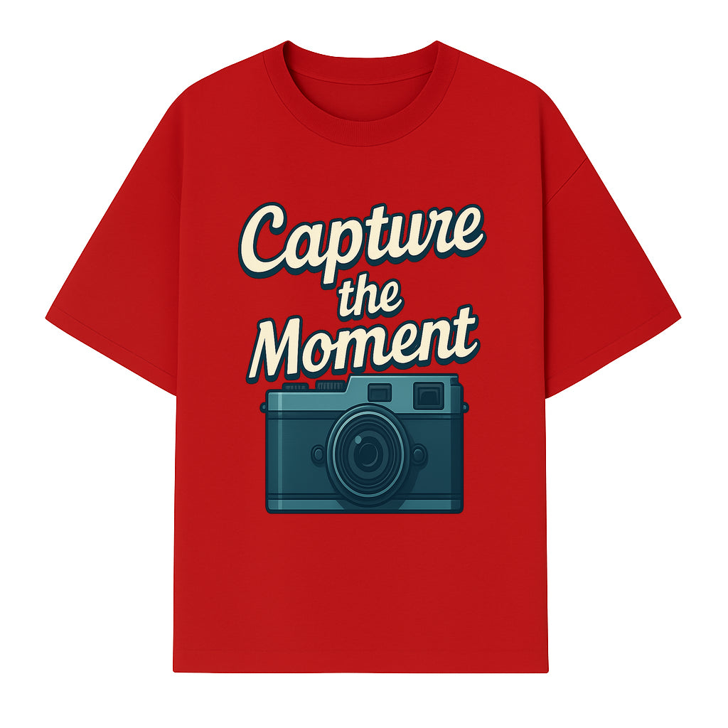 Capture the Moment Photography Print | Vintage Camera Wall Art | Home Decor for Photographers | Inspirational Quote Poster - T-shirt 1758334997341.jpg
