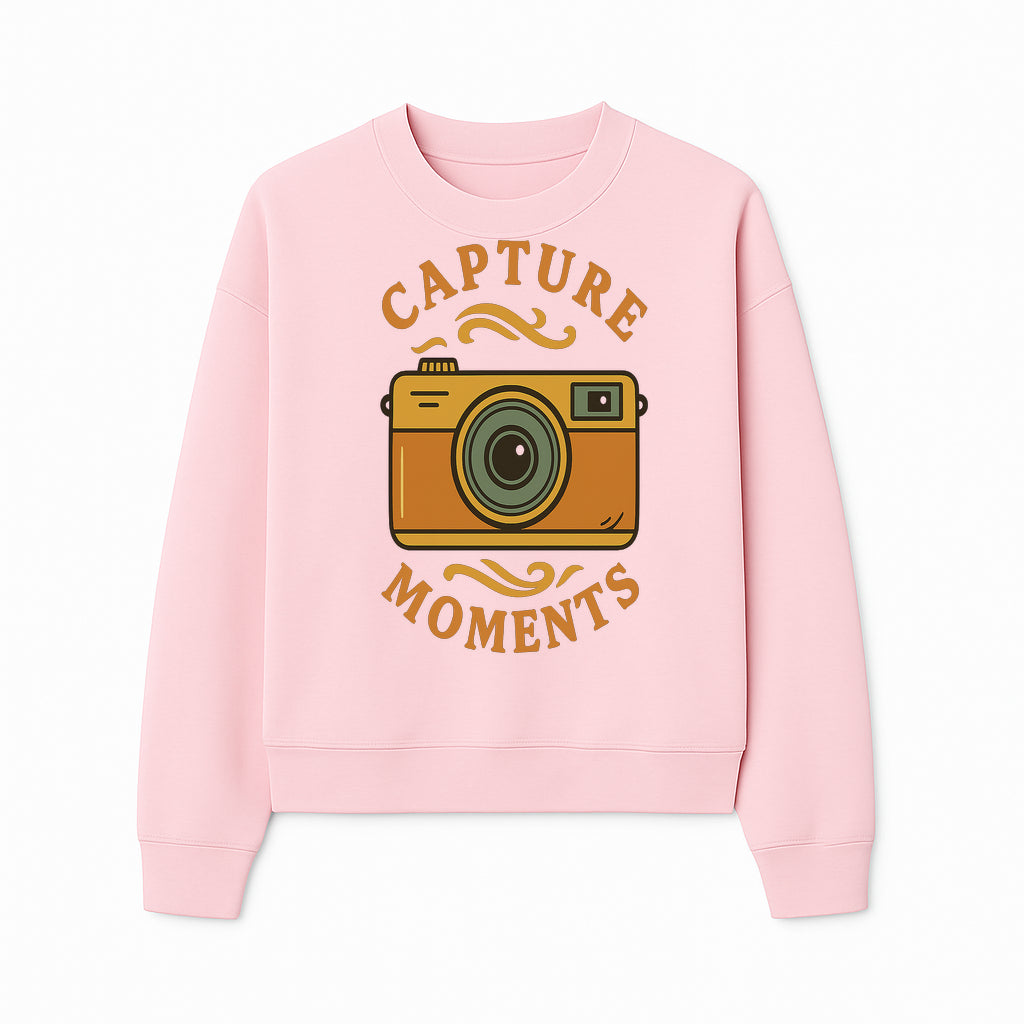 Capture Moments Vintage Camera Print | Photography Art Decor for Home, Office, or Studio | Retro Wall Art Gift - Sweatshirt 1758334999636.jpg