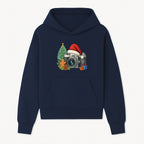 Christmas Camera Art Print with Tree, Gingerbread, and Gifts - Holiday Photography Decor for Home or Office - Hoodie 1758335000214.jpg
