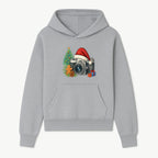 Christmas Camera Art Print with Tree, Gingerbread, and Gifts - Holiday Photography Decor for Home or Office - Hoodie 1758335000532.jpg