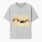 Artistic Print of Hands Reaching for Camera - Modern Interpretation of Creation - Perfect Wall Art for Photographers - T-shirt 1758335004397.jpg